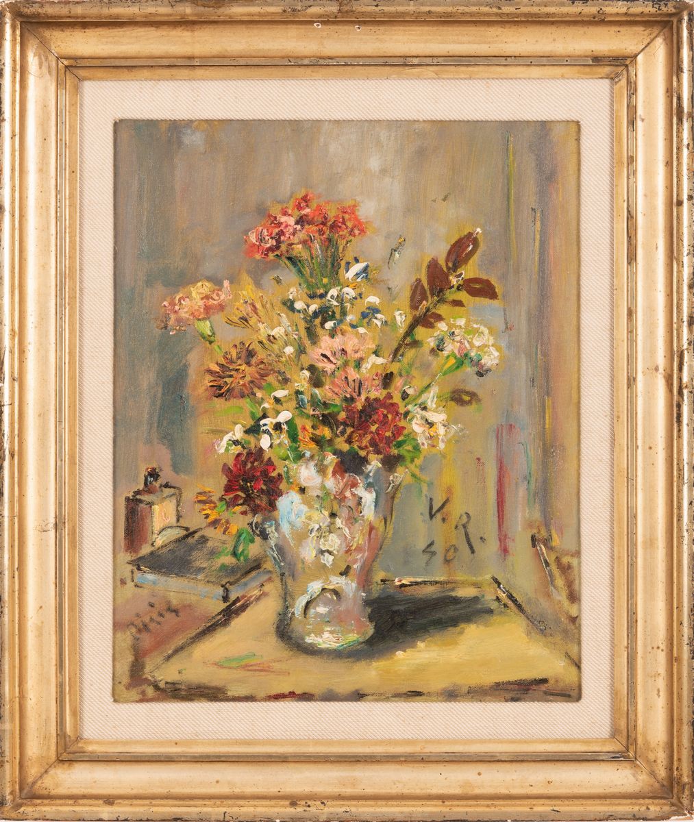 Filippo De Pisis - Vaso con Fiori