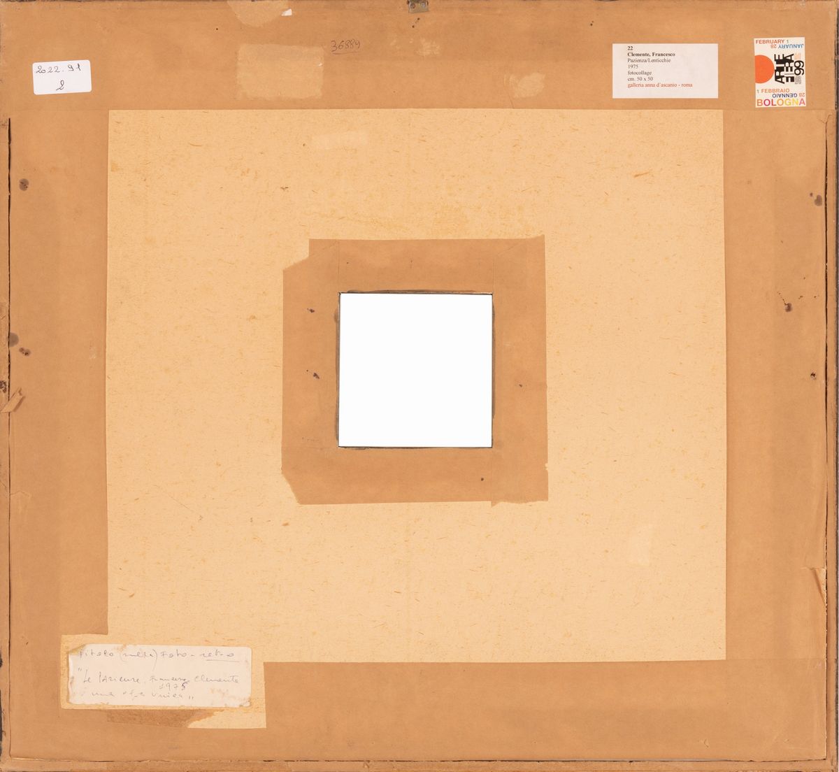 Francesco Clemente - Pazienza/lenticchie