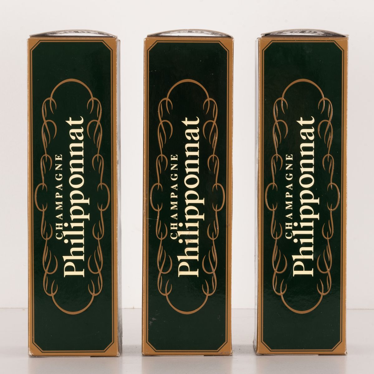 Lotto di 3 Bottiglie Champagne con Confezioni Originali Philipponnat Royale Reserve Pure Cuvee