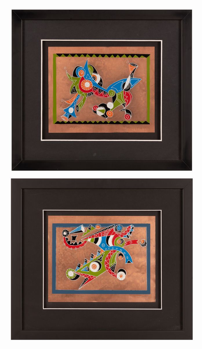 Umberto Mastroianni - Coppia di Serigrafie su Rame