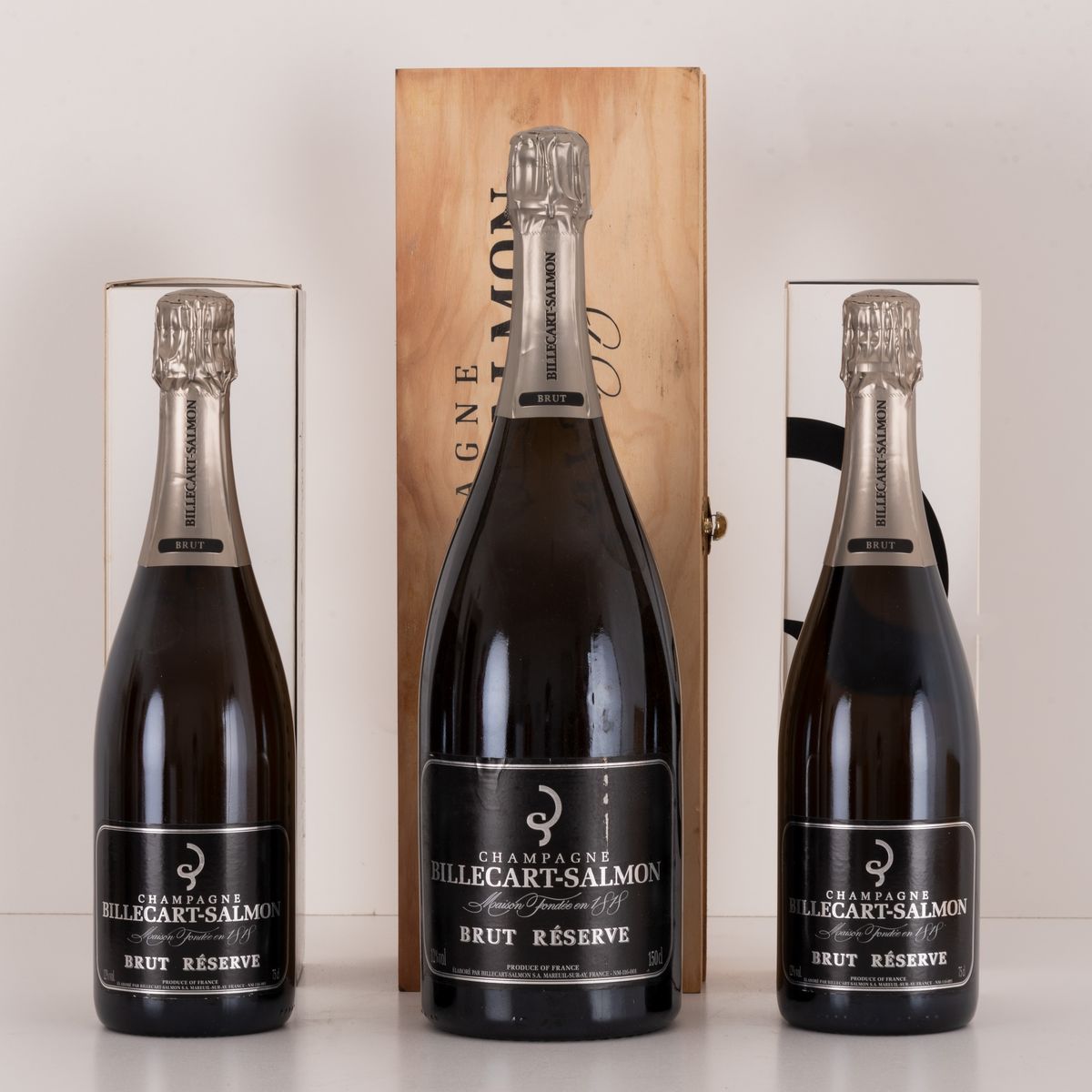 Lotto di 3 Bottiglie Champagne Billecart-salmon