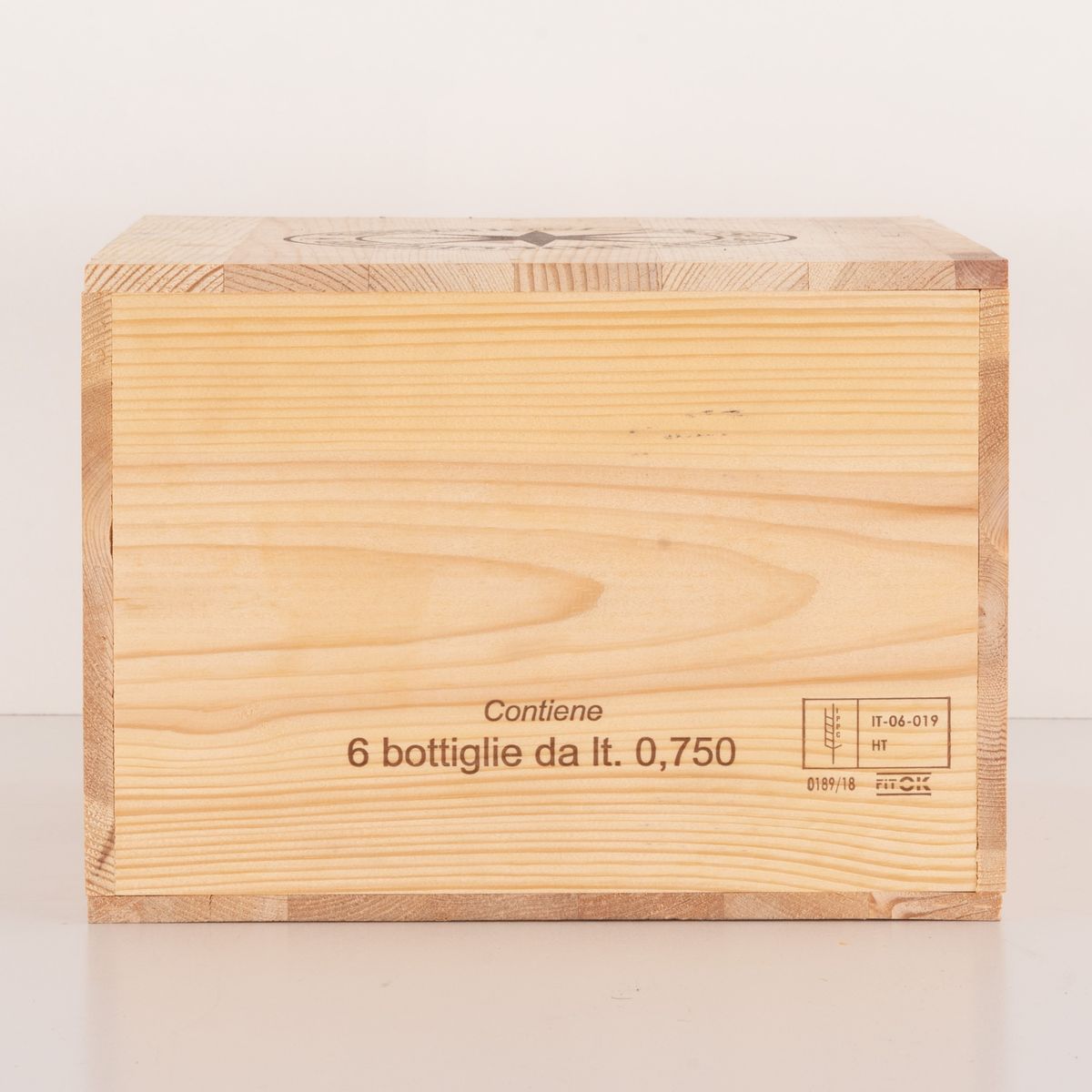 Lotto di 6 Bottiglie con Cassa di Legno Sassicaia Tenuta San Guido
