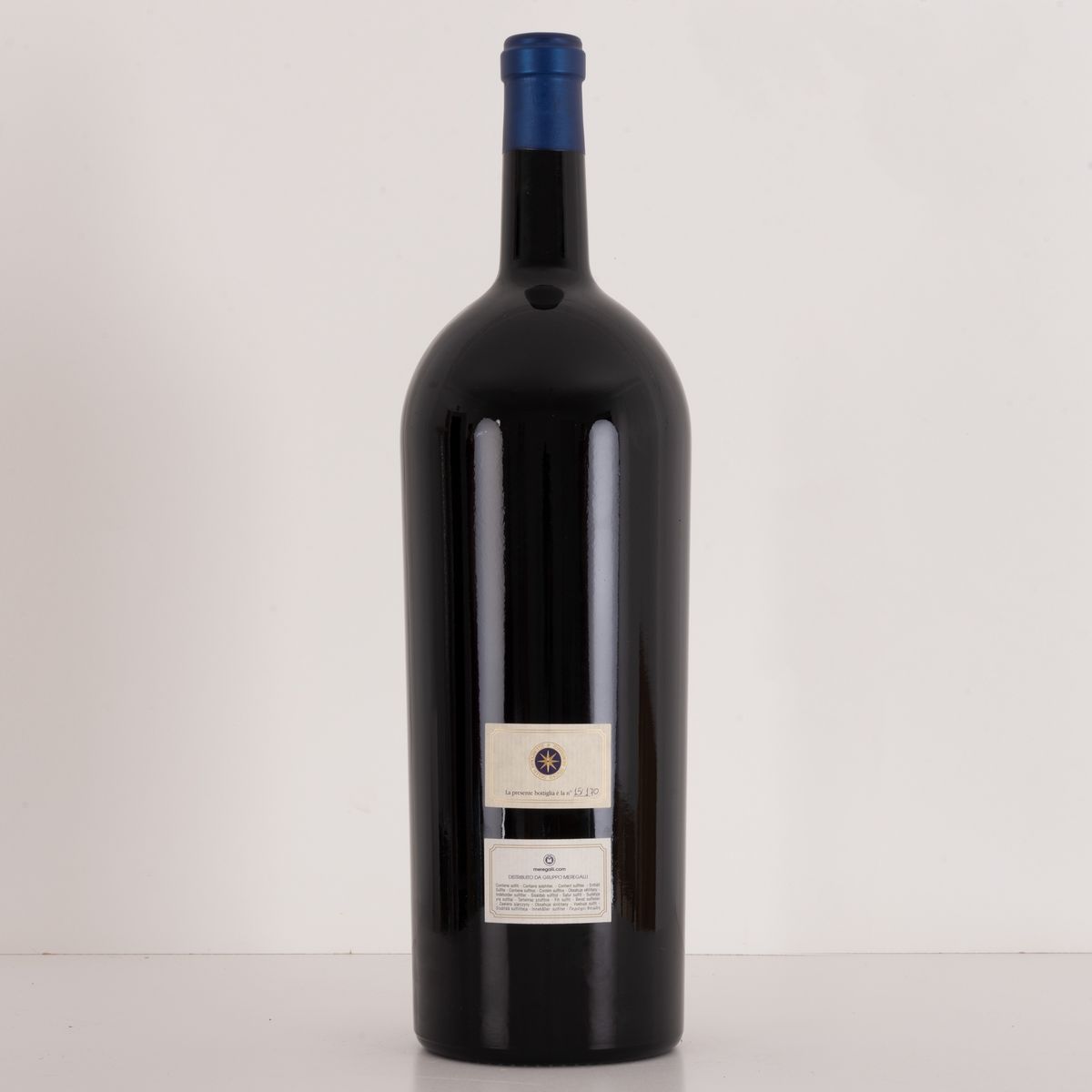 Lotto di 1 Bottiglia da 6 L. con Cassa di Legno Sassicaia Tenuta San Guido Edizione Speciale "bla...