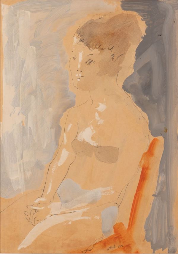 Ugo Attardi - Figura femminile