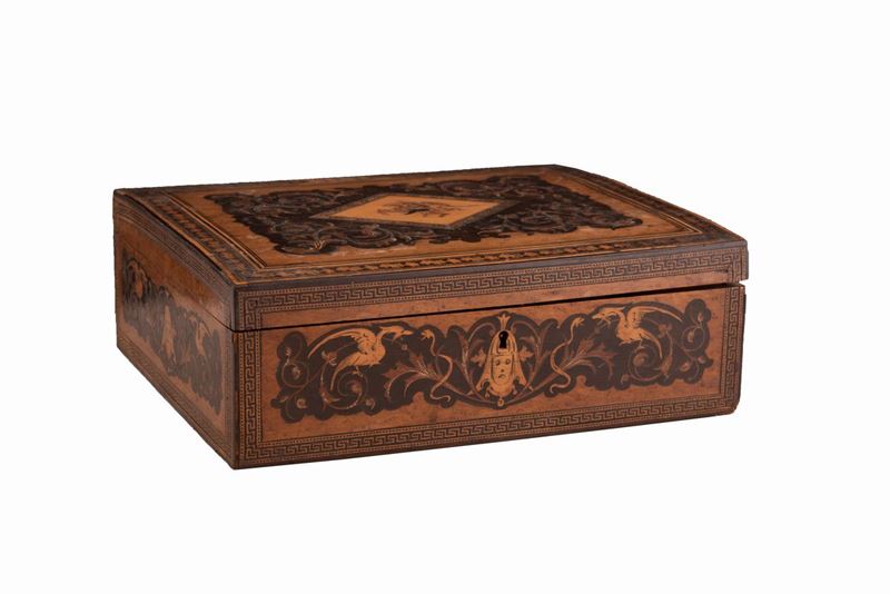 Scatola Sorrentina in Legno Intarsiato