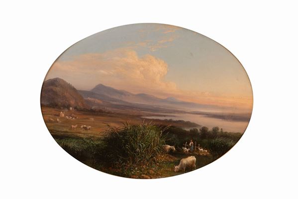 Filippo Palizzi - Stagno dopo la pioggia