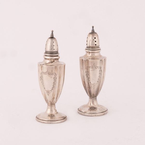 COPPIA DI SALIERINE IN ARGENTO STERING 925