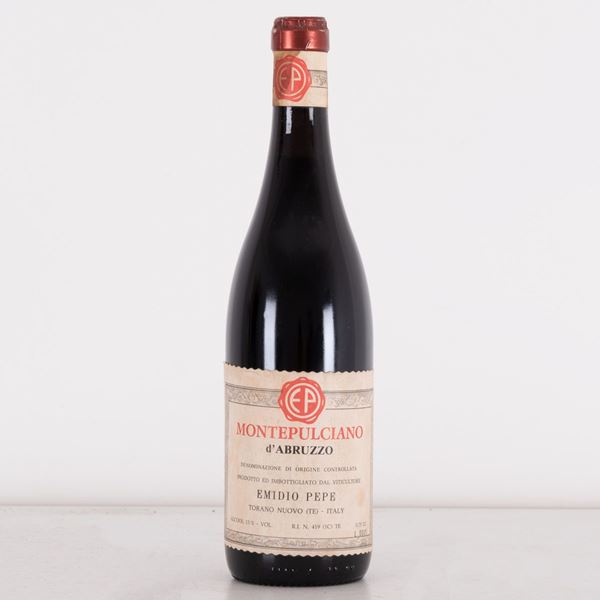 Montepulciano d'Abruzzo Emilio Pepe Anni '90  - Auction Asta 11: Vini e Distillati - Gliubich Casa d'Aste