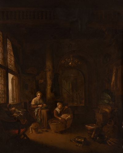 La Giovane Madre (copia da Gerhard Dow)