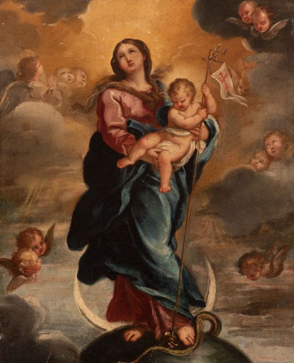 Sebastiano Conca - Vergine Immacolata con Gesù bambino
