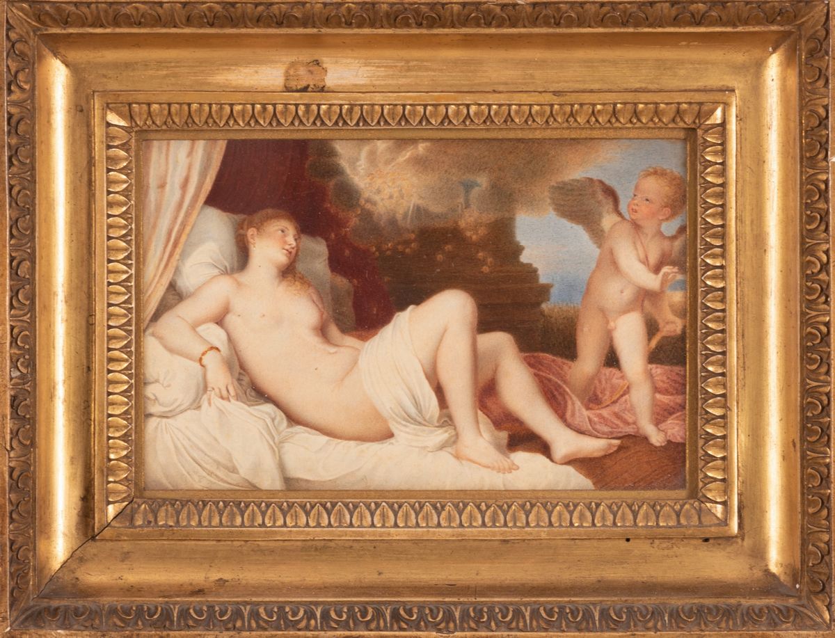 Pittore Europeo del XIX Secolo - Danae (copia da Tiziano Vecellio)