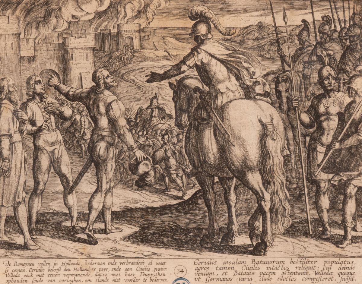 Antonio Tempesta - Quattro Episodi della Guerra fra Batavi e Romani