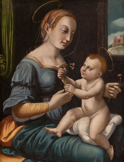 Madonna dei Garofani (da Raffaello)
