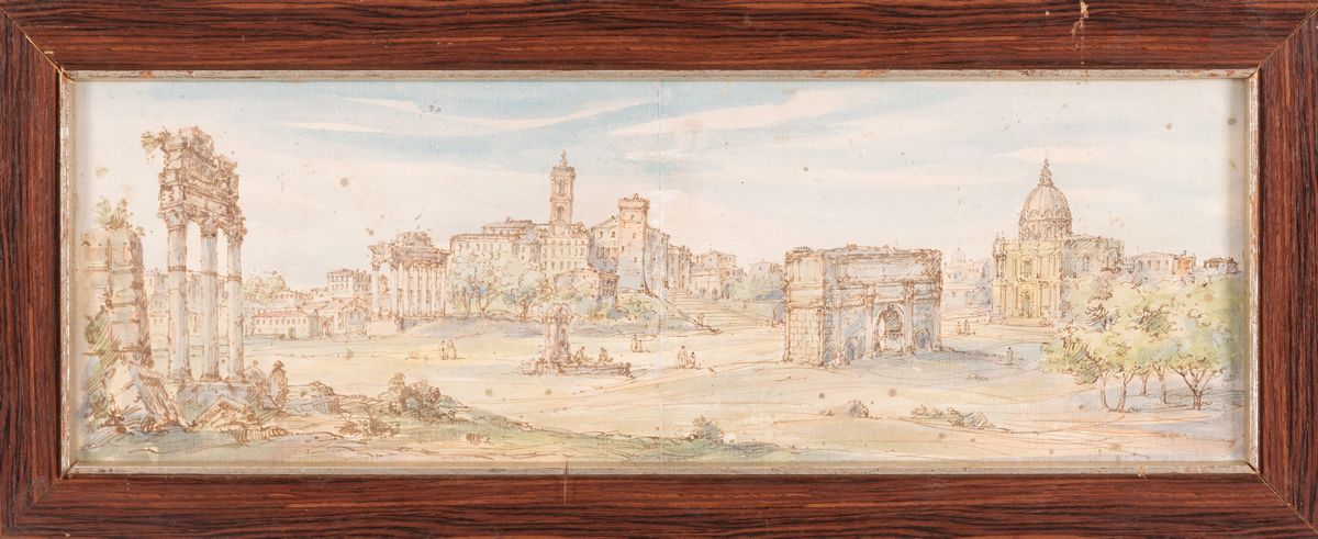 Paesaggio Romano con Rovine