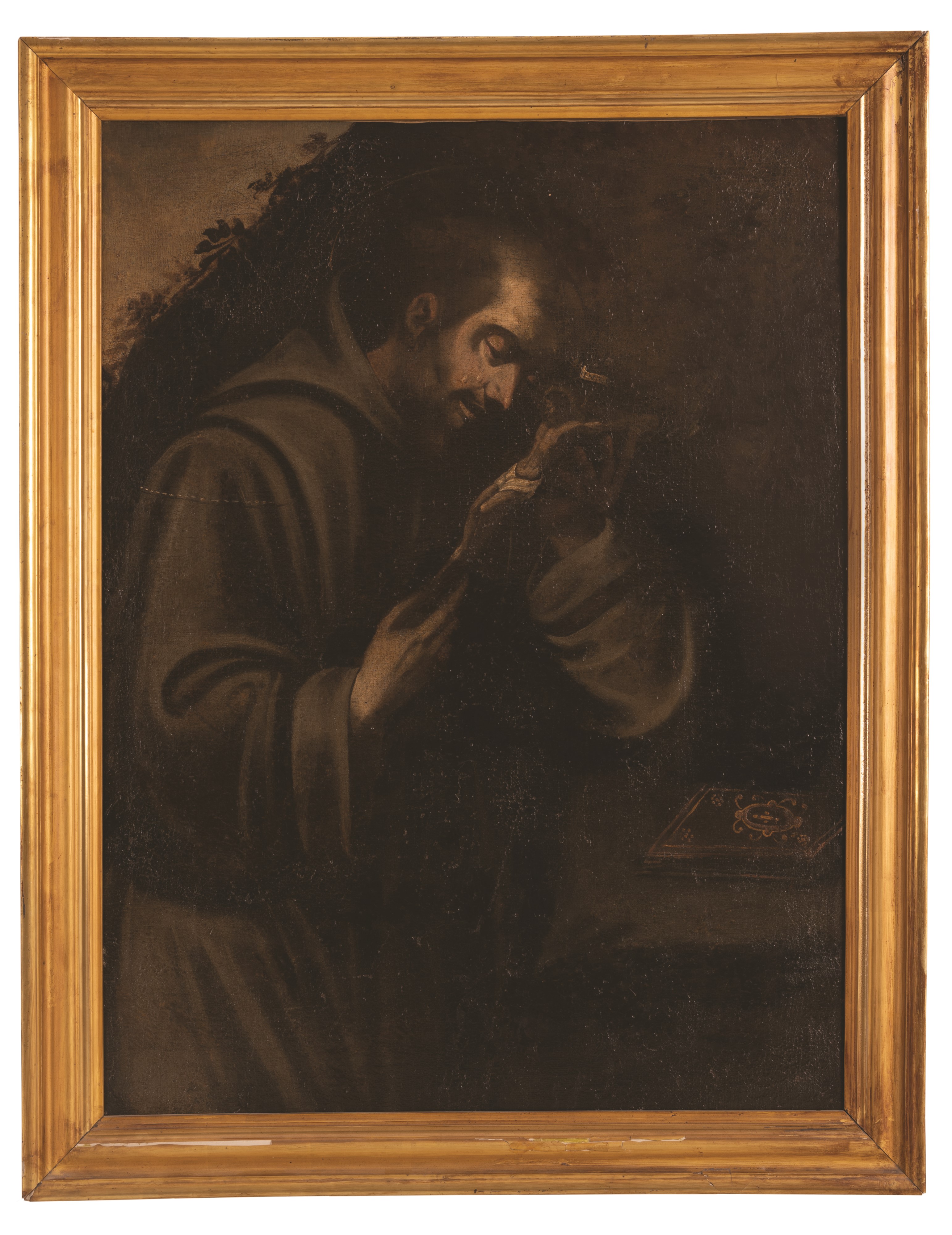 San Francesco in adorazione del Crocifisso