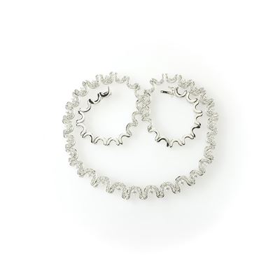 Collier Recarlo in Oro Bianco e Diamanti