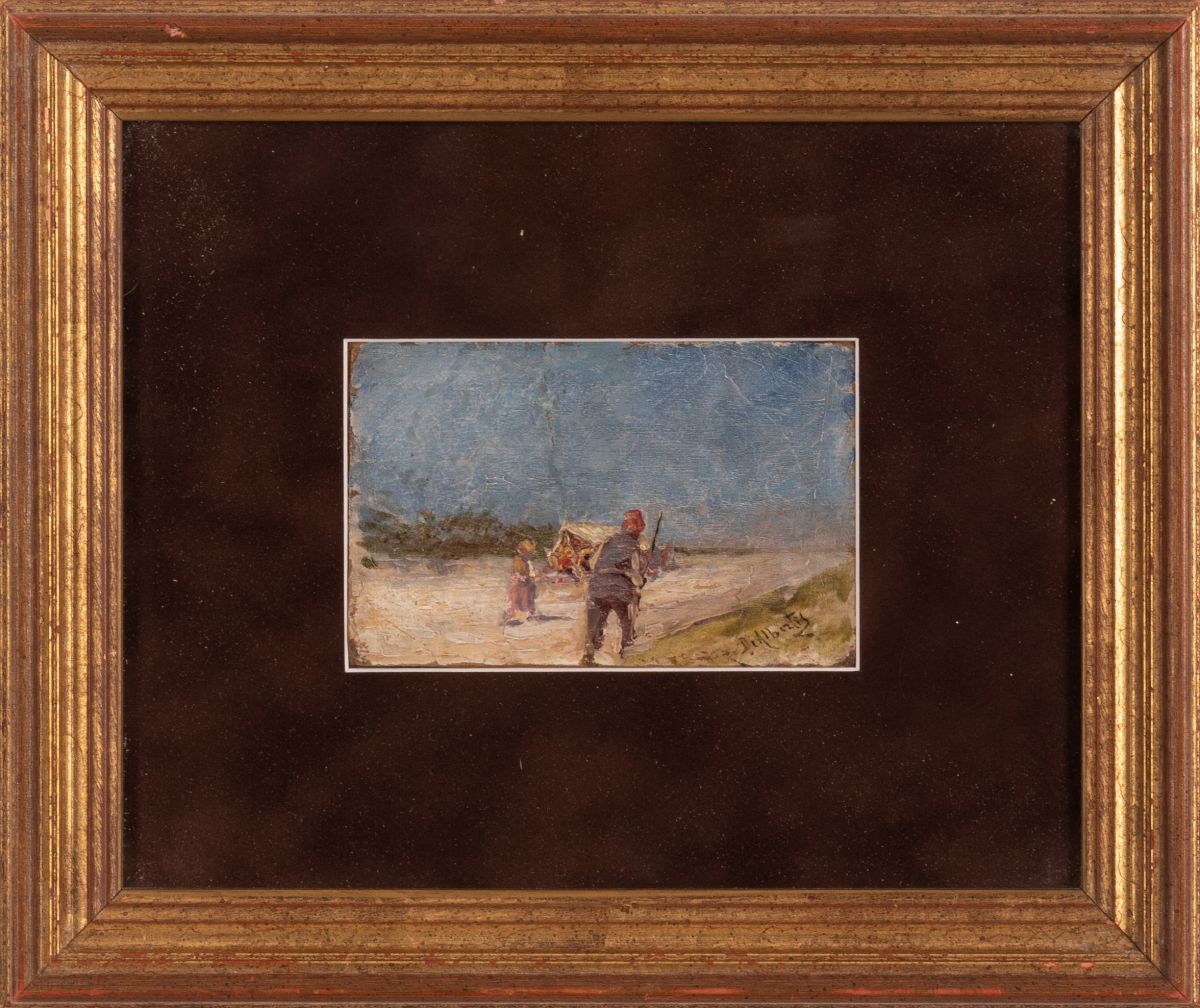 Sebastiano De Albertis - Paesaggio con Figure