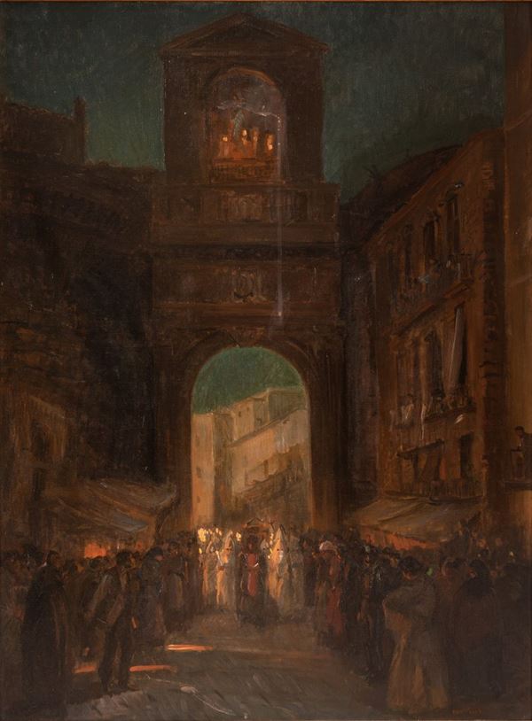 Amandus Faure - Processione a Porta Capuana