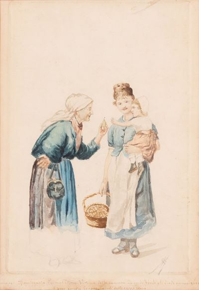 Bozzetto Raffigurante le Tre Età