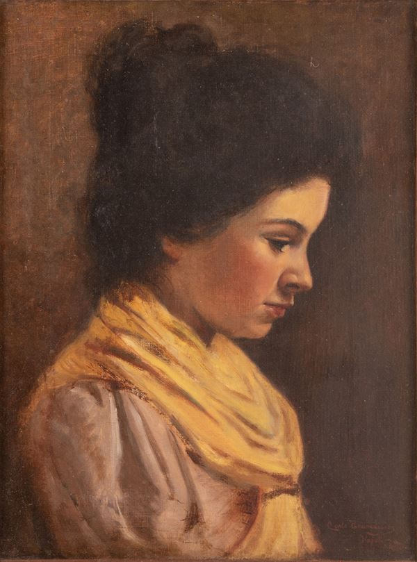 Carlo Brancaccio - Ritratto di giovane donna