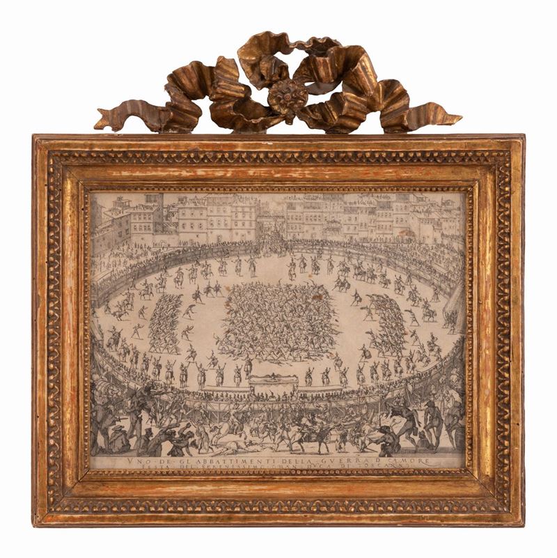 Jacques Callot - Uno degli Abbattimenti della Guerra D'amore