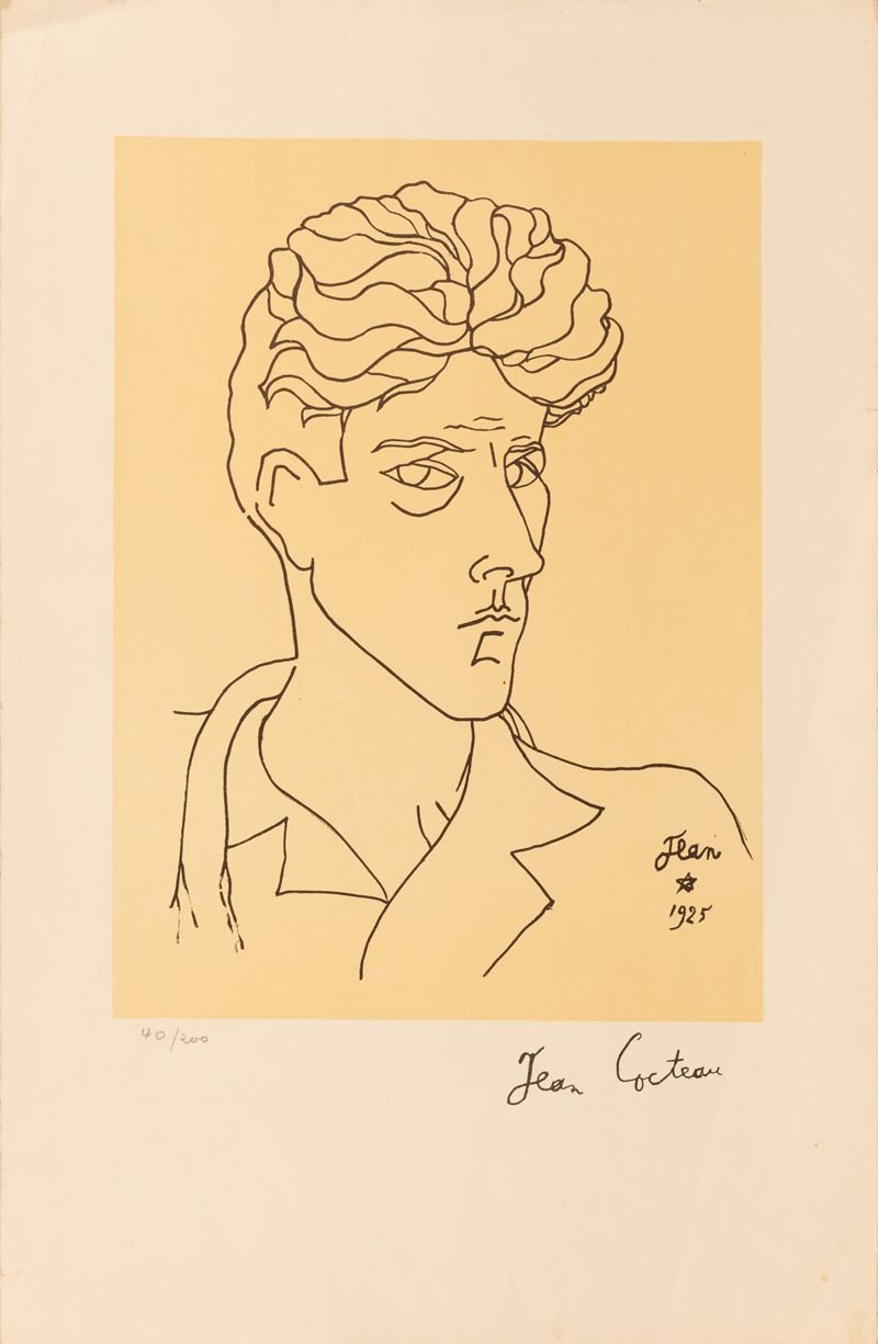 Jean Cocteau - Testa di Giovane