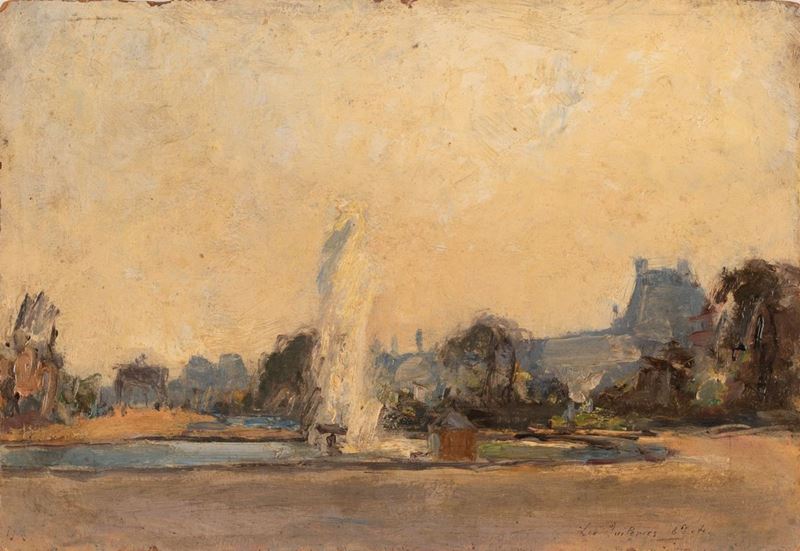 Anonimo del XX Secolo - Giardino delle Tuileries