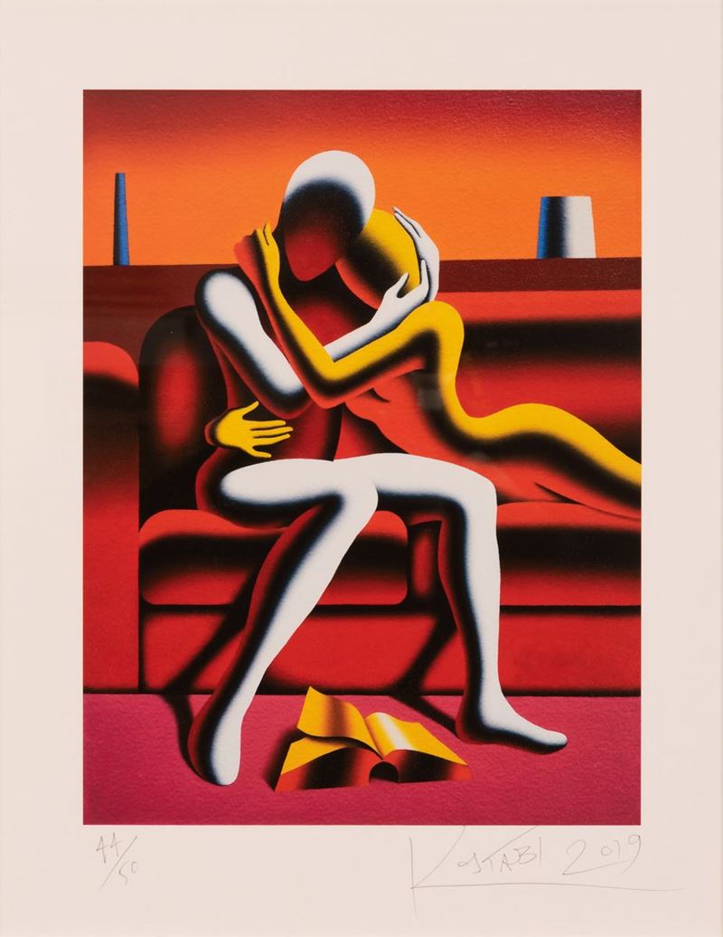 Mark Kostabi - L'abbraccio