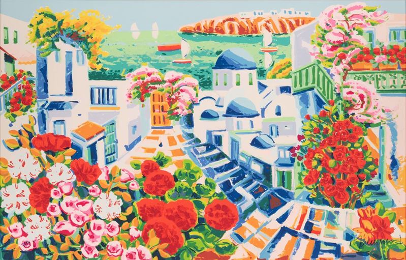Athos Faccincani - Santorini Dove la Luce Incontra lo Sguardo