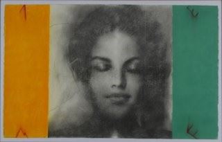 Omar Galliani : Senza Titolo  - Tecnica mista - Asta Arte Moderna e Contemporanea - Gliubich Casa d'Aste