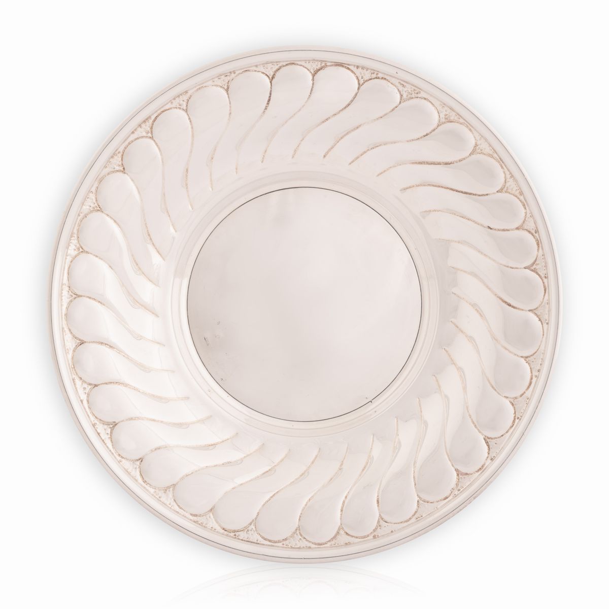 Piattino in Argento con Particolare Cesellatura