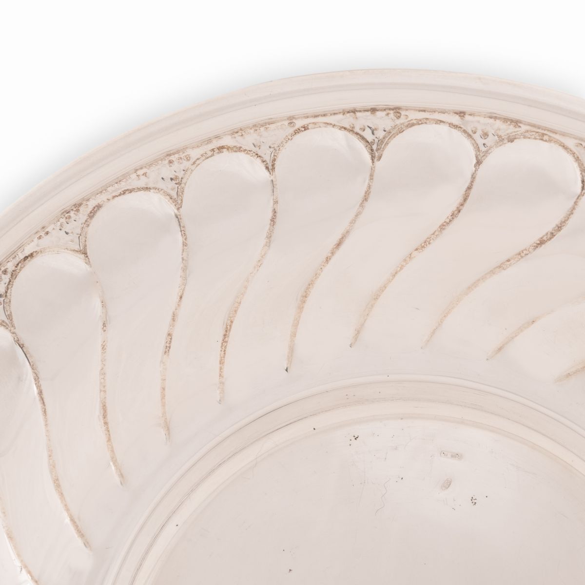 Piattino in Argento con Particolare Cesellatura