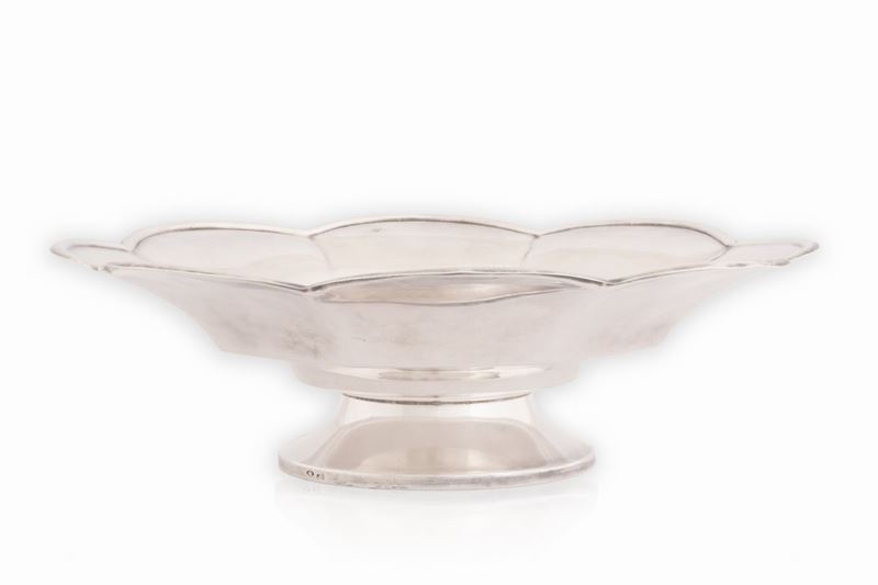 Alzatina in Argento con Bordo Sagomato