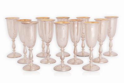 12 Flutes in Argento