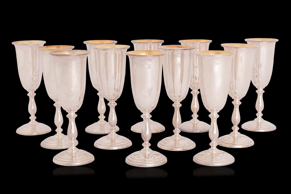 12 Flutes in Argento