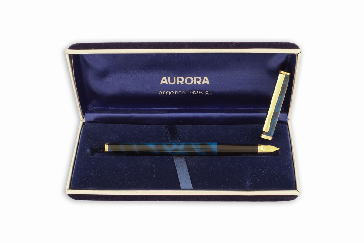 Penna Stilo in Lacca Blu Ronzon
