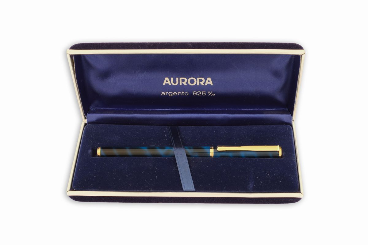 Penna Stilo in Lacca Blu Ronzon