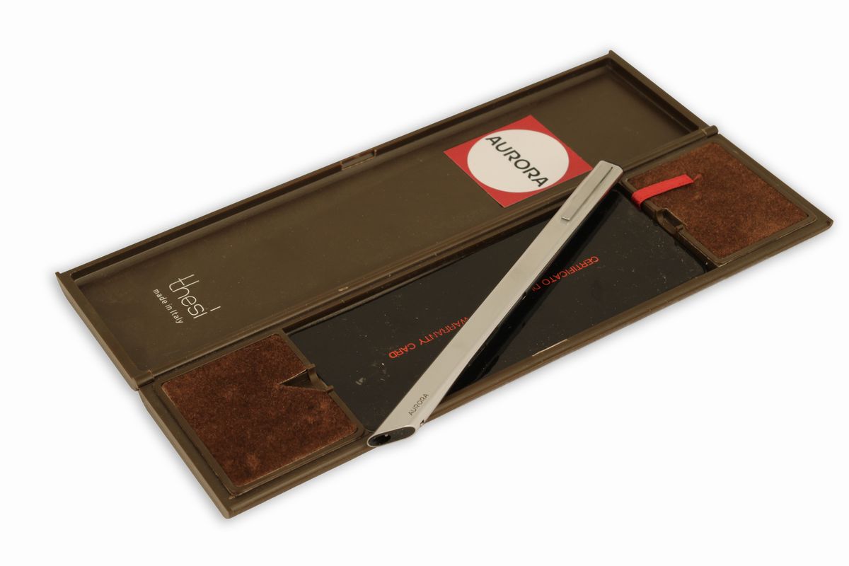 Penna in Argento 925 Aurora Thesiin Scatola Originale