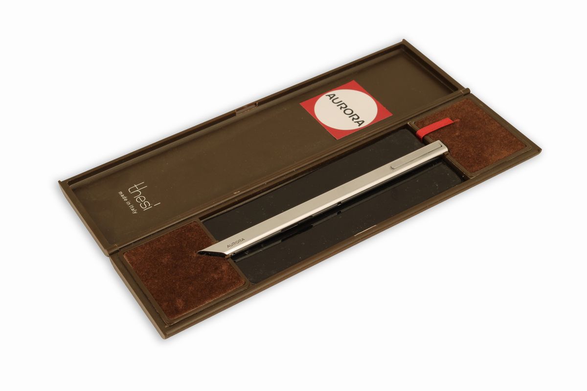 Penna in Argento 925 Aurora Thesiin Scatola Originale