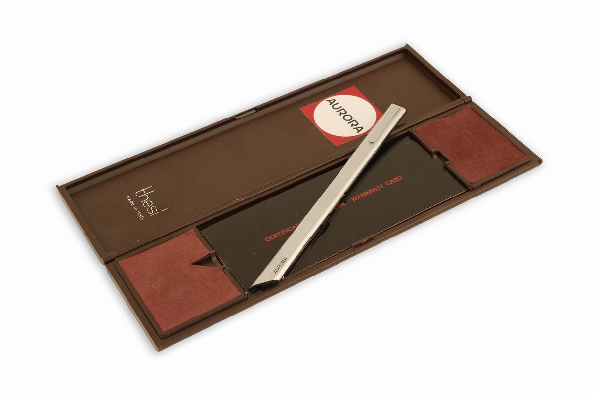Penna in Argento 925 °/oo Aurora Thesiin Scatola Originale