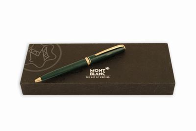 Penna Stilo Verde Montblanc Modello Gentlemen