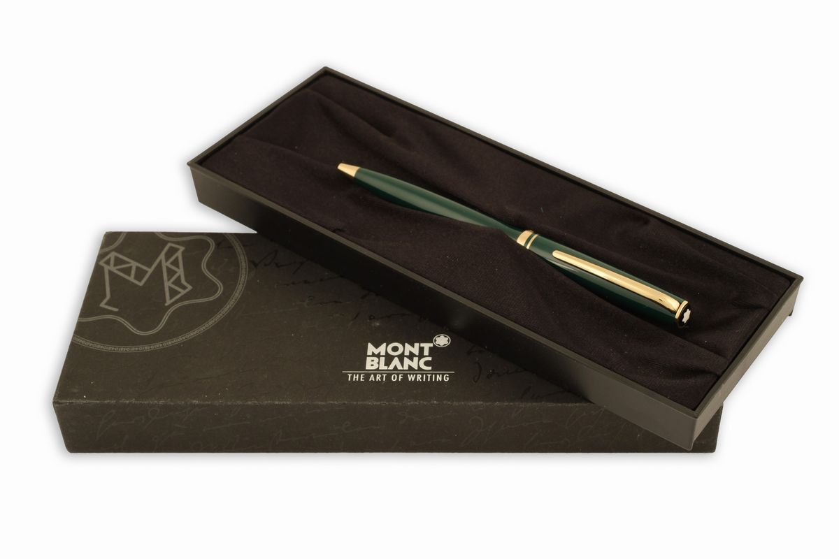 Penna Stilo Verde Montblanc Modello Gentlemen
