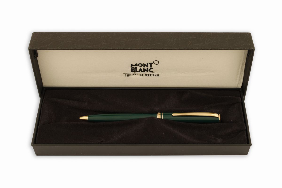 Penna Stilo Verde Montblanc Modello Gentlemen