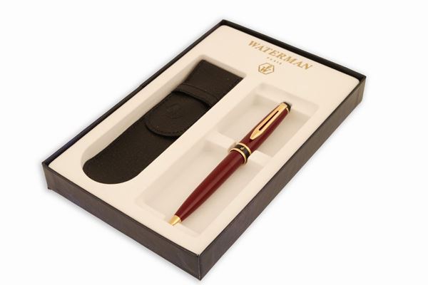 Penna a sfera Waterman  - Auction Asta a Tempo: Argenti, Accendini e Penne - Gliubich Casa d'Aste