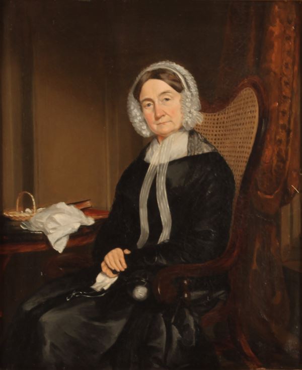 Pittore inglese del XIX secolo - Ritratto di donna