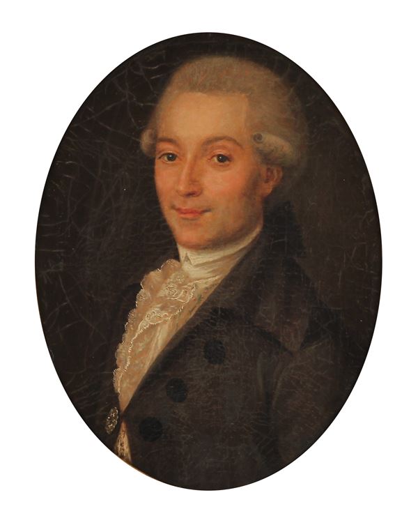 Pittore francese della seconda met&#224; del XVIII secolo - Ritratto maschile