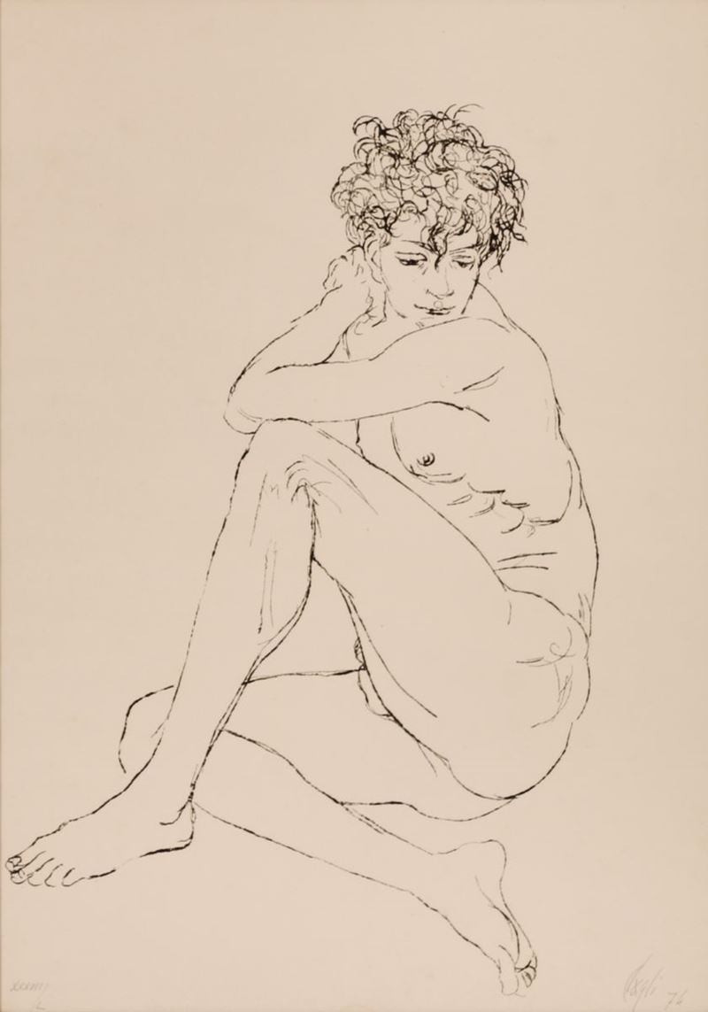 Corrado Cagli - Nudo