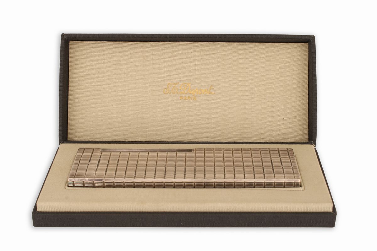Accendino da Tavolo in Argento "dupont"