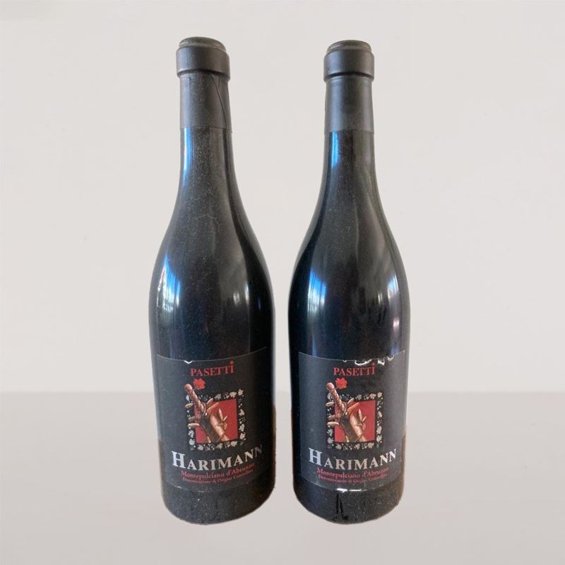 Lotto di Due Bottiglie di Pasetti Hariman Montepulciano D'abruzzo