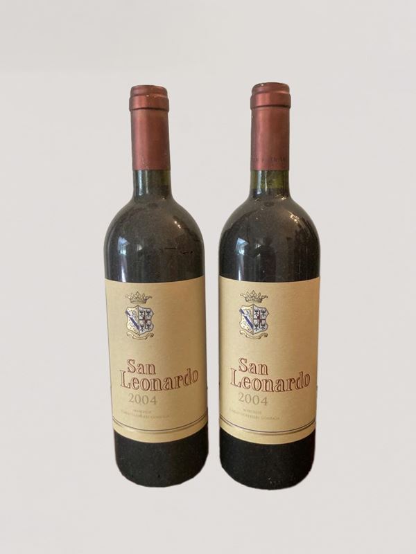 Lotto di due bottiglie di San Leonardo